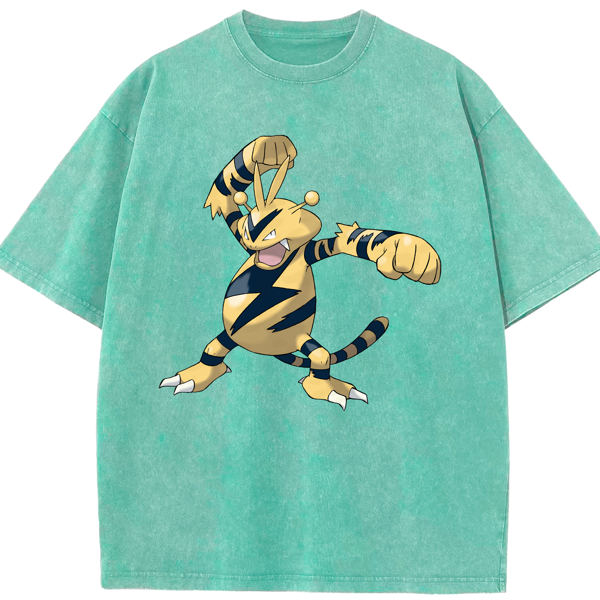 （画像用） ポケットモンスター Pokémon 綿100% ヴィンテージ風 半袖Tシャツ（フロントプリント）